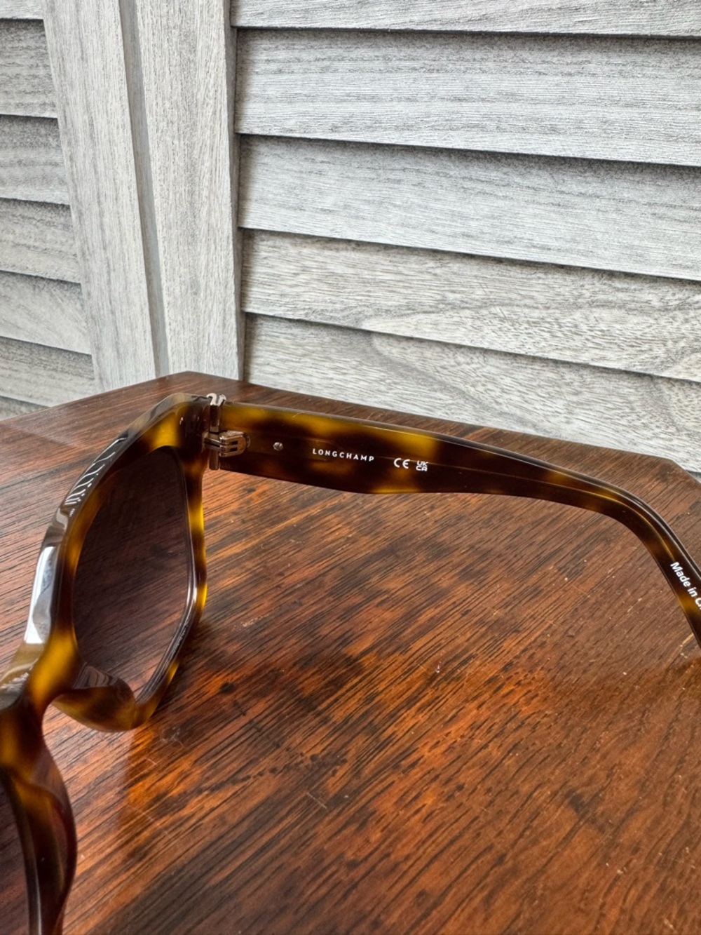 NEW Longchamp Tortoiseshell Cat-Eye Sunglasses - Green Gradient lenses - Picture 3 of 9